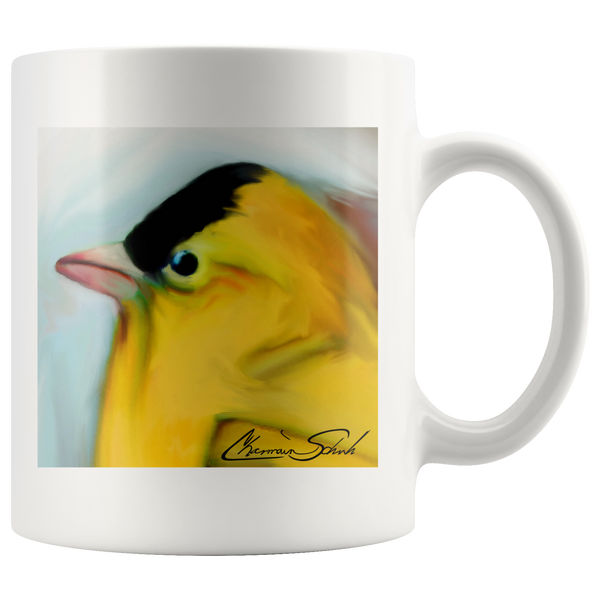 Ceramic Mug | Bird Series | Goldfinch