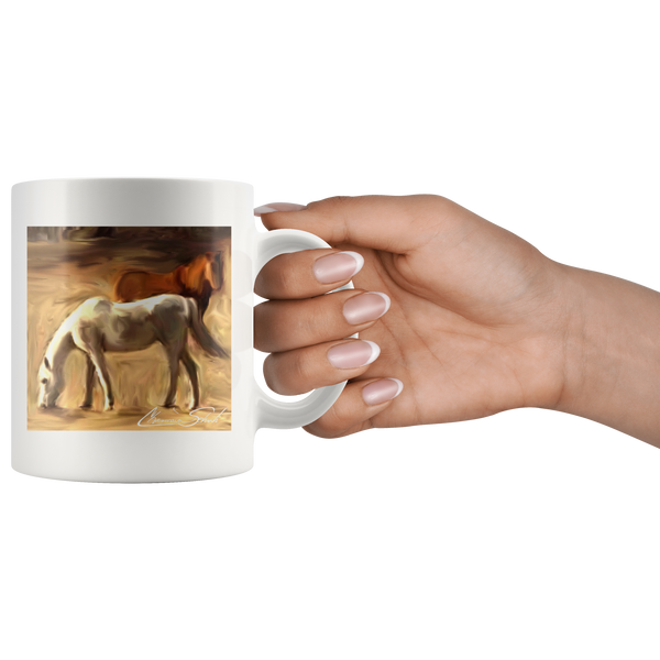Ceramic Mug | Horse Series | Grazing in the Pasture