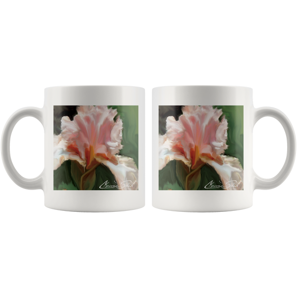 Ceramic Mug | Flower Series | Pink Iris