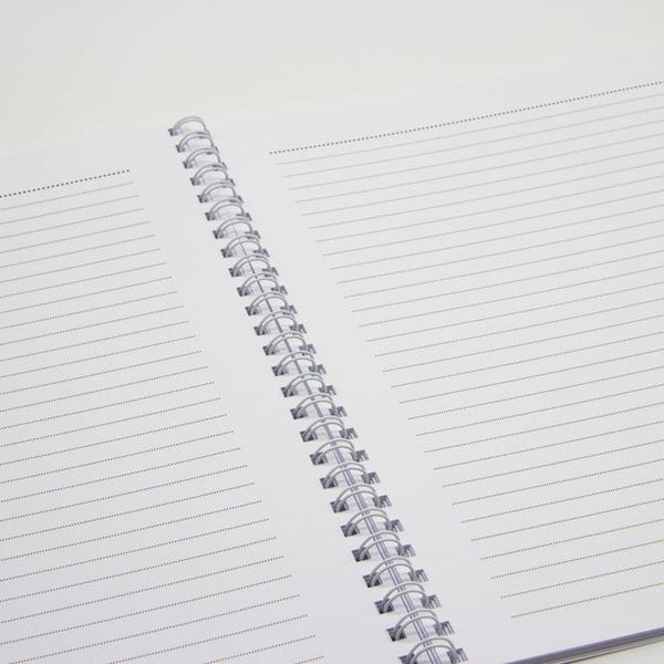 Spiral Soft Cover Notebook | Hollyhock Dolls Series | The Bow