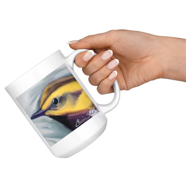 Ceramic Mug | Bird Series | Black Throated Green Warbler
