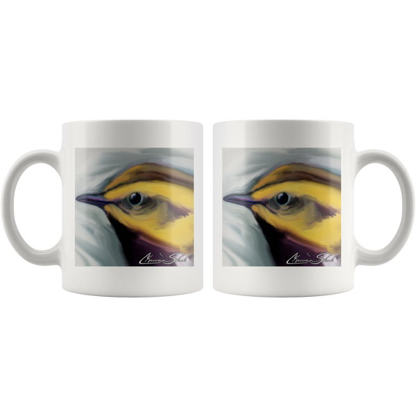 Ceramic Mug | Bird Series | Black Throated Green Warbler