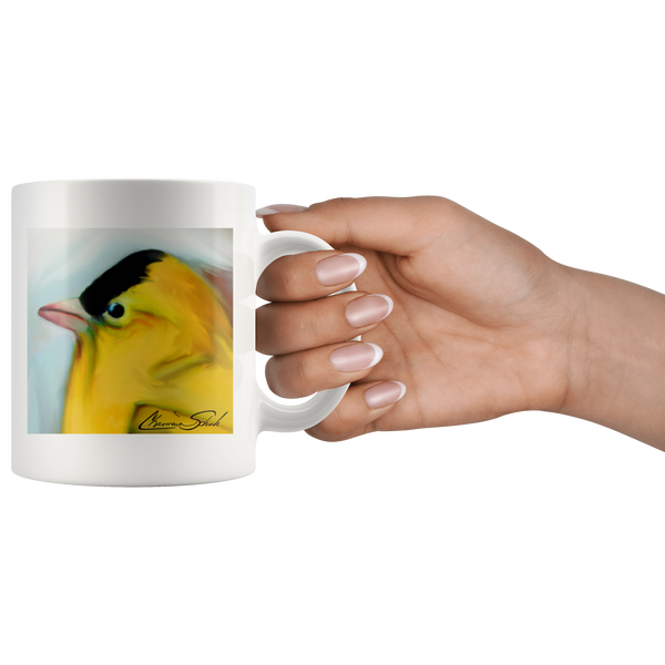 Ceramic Mug | Bird Series | Goldfinch