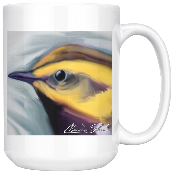 Ceramic Mug | Bird Series | Black Throated Green Warbler