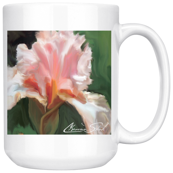 Ceramic Mug | Flower Series | Pink Iris