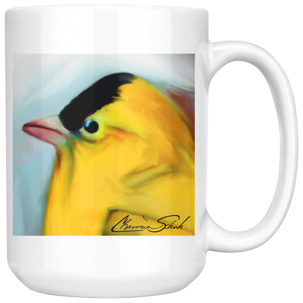 Ceramic Mug | Bird Series | Goldfinch