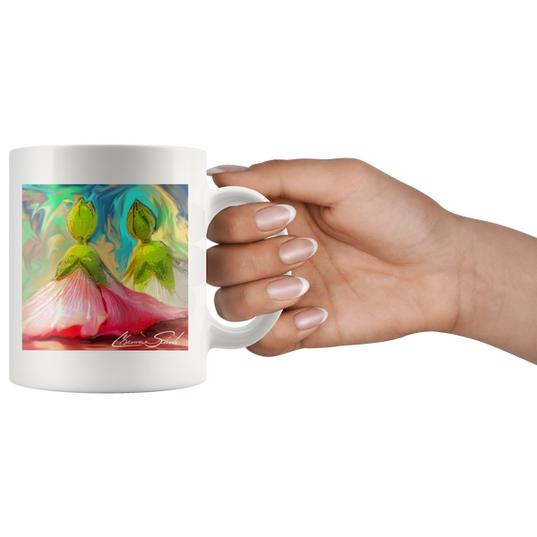 Ceramic Mug | Hollyhock Dolls Series | Strawberries and Cream