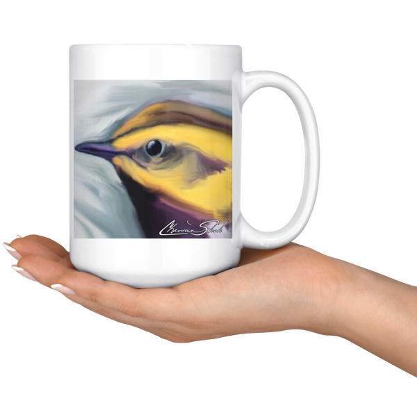 Ceramic Mug | Bird Series | Black Throated Green Warbler