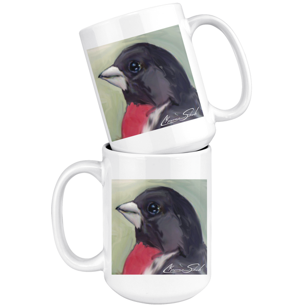 Ceramic Mug | Bird Series | Rose Breasted Grosbeak