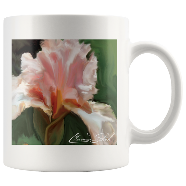 Ceramic Mug | Flower Series | Pink Iris