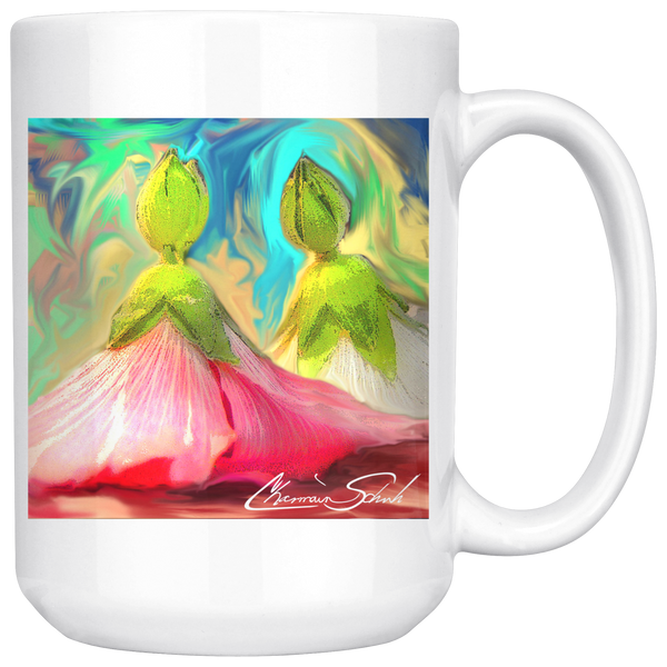 Ceramic Mug | Hollyhock Dolls Series | Strawberries and Cream