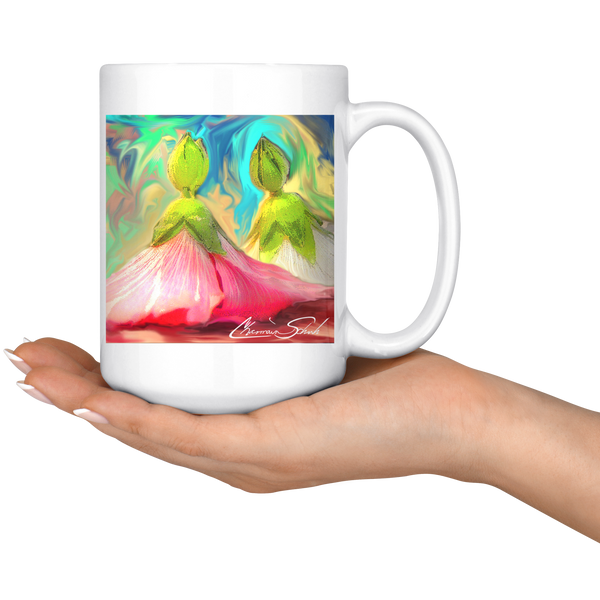 Ceramic Mug | Hollyhock Dolls Series | Strawberries and Cream