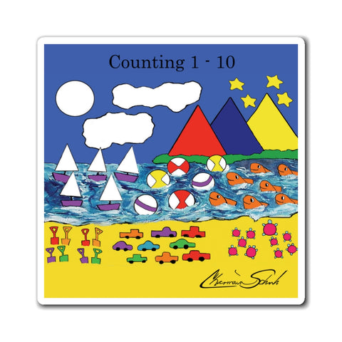 Magnets for Children | Counting 1 - 10 | Day at the Beach