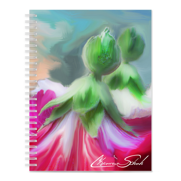 Spiral Soft Cover Notebook | Hollyhock Dolls Series | Holle Twirls