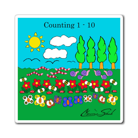 Magnets for Children | Counting 1 - 10 | Gardening in the Sun