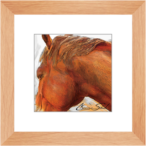 Framed Print | Horse Series | Chestnut's Orange Glow