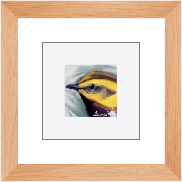 Framed Print | Bird Series | Black Throated Green Warbler