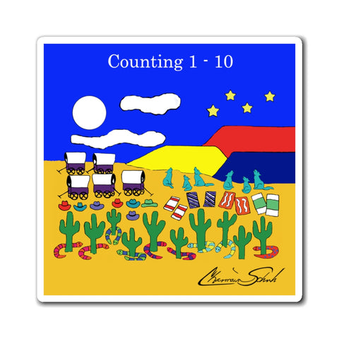 Magnets for Children | Counting 1 - 10 | Life in the Wild West