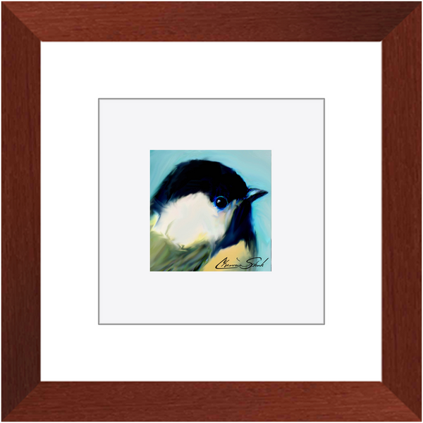 Framed Print | Bird Series | Black Capped Chickadee