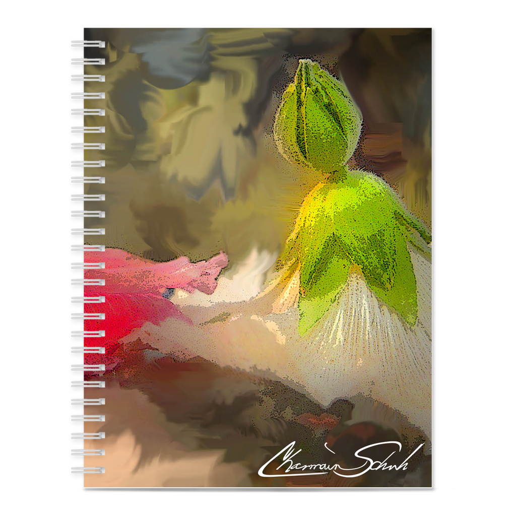 Spiral Soft Cover Notebook | Hollyhock Dolls Series | Midsummer Debutante