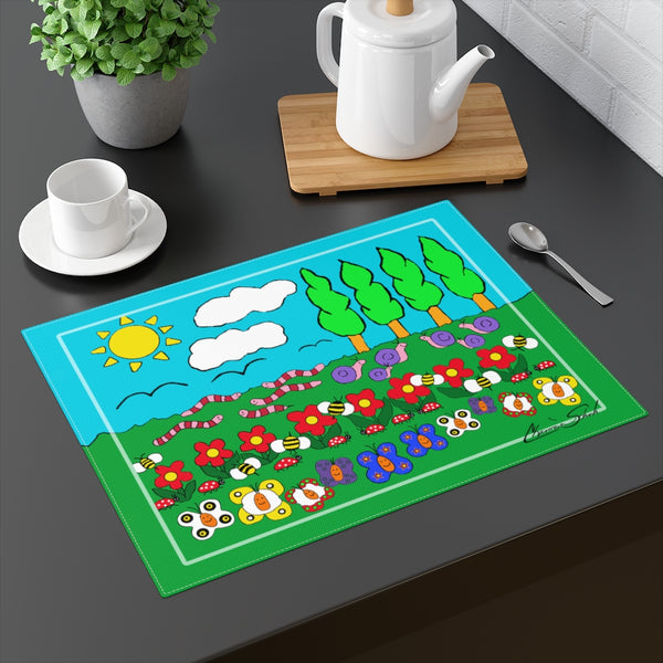 Children's Playtime Learning Placemat | Counting 1 - 10 | Gardening in the Sun