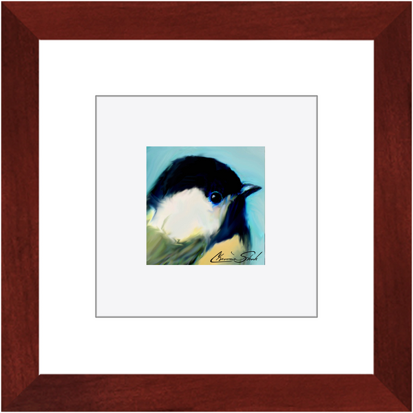 Framed Print | Bird Series | Black Capped Chickadee