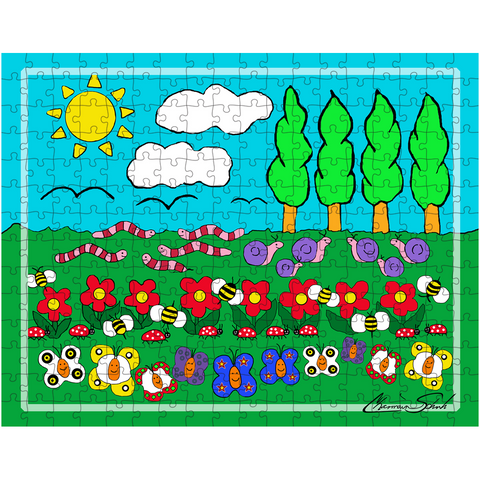 Children's Counting Puzzle | Gardening in the Sun